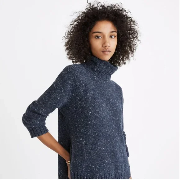 Madewell White Turtleneck Knit Sweater- Size XS - Picture 6 of 9